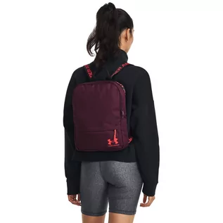 Torebki damskie - Damski plecak Under Armour UA Loudon Backpack SM - bordowy - UNDER ARMOUR - grafika 1