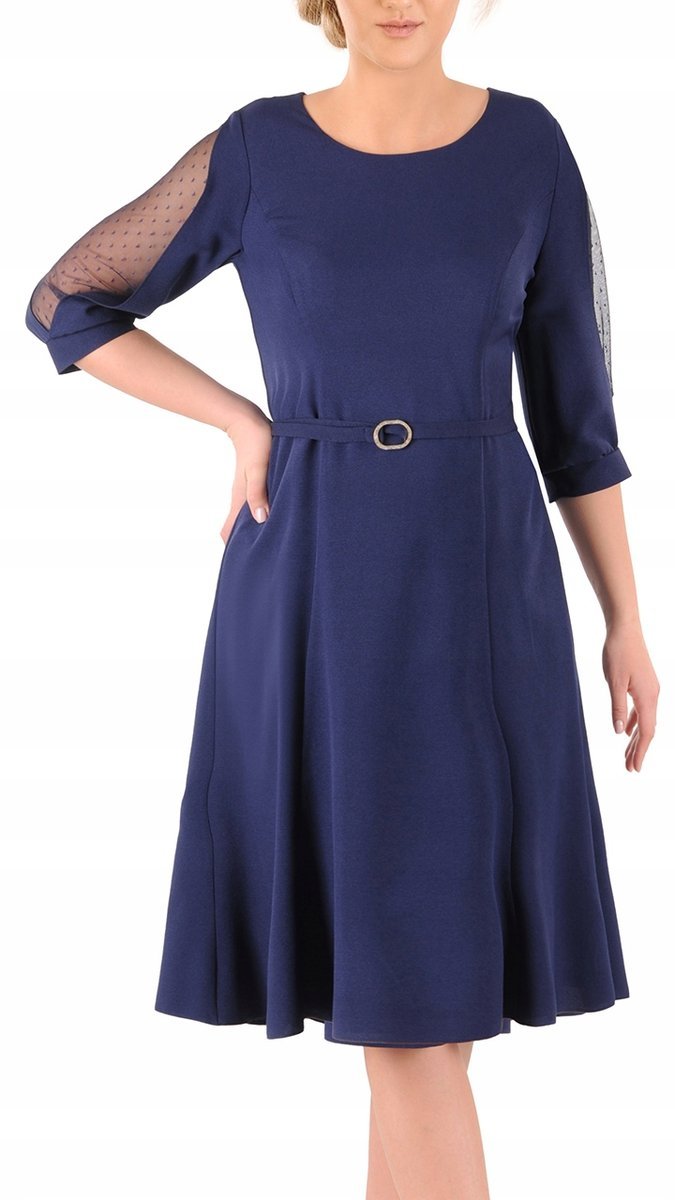 Sukienka Milena 48 letnia damska na wesele elegancka na komunie wizytowa