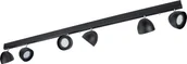 Lampy sufitowe - Nowodvorski Listwa Vespa 8842 lampa oprawa sufitowa 6x75WW GU10 ES111 czarna - miniaturka - grafika 1