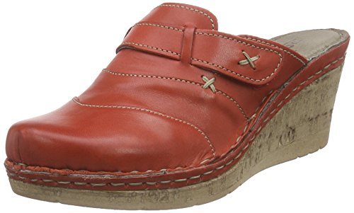 Manitu klapki damskie 900474, czerwony, 36 EU