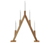 Ozdoby bożonarodzeniowe - Markslöjd 706161 - Świecznik bożonarodzeniowy BJURFORS 5xE10/3W/230V brązowy - miniaturka - grafika 1