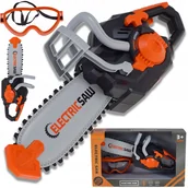 Zabawki militarne - BEZPIECZNA PIŁA ŁAŃCUCHOWA ELEKTRONICZNA ZABAWKA DLA DZIECI PILARKA OKULARY - miniaturka - grafika 1