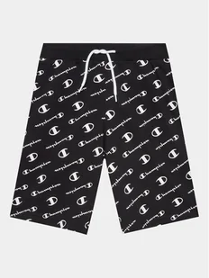 Champion Szorty sportowe 306297 Czarny Regular Fit - Spodenki damskie - miniaturka - grafika 1