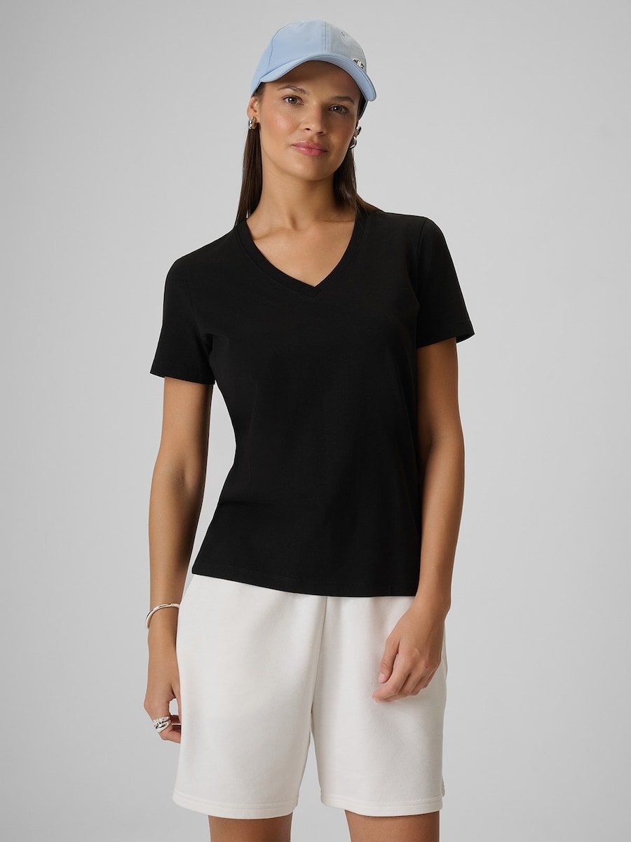 T-shirt regular gładki damski 4F 4FRMM00TTSHF3618-20S Czarny XS