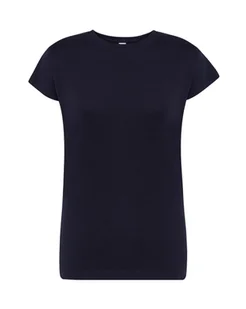 T-shirt damski granatowy 170g/m2 roz. XL - Koszulki i topy damskie - miniaturka - grafika 1