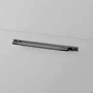 Zawiasy, okucia i inne akcesoria - Uchwyt meblowy Pull Bar Plate Linear Medium 225 Gun metal - miniaturka - grafika 1