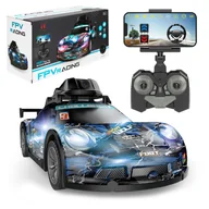 Zabawki zdalnie sterowane - Auto Z Kamerą Wifi Podgląd Na Żywo Samochód Oświetlenie Led Drift + Pilot - miniaturka - grafika 1