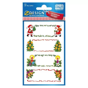 Avery Dennison Naklejki bożonarodzeniowe Z Design Christmas Dedykacje - Przybory szkolne - miniaturka - grafika 4
