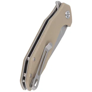 Nóż składany Kubey Nova Tan G10, Bead Blasted D2 (KU117I) - Noże - miniaturka - grafika 5