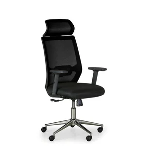 Fotel biurowy, krzesło biurowe B2B Partner Krzesło biurowe EPIC, czarne NF8688,OA2000/HY9603 - Fotele i krzesła biurowe - miniaturka - grafika 1