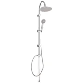 Panele prysznicowe - Deszczownia Fresco szary/chrom Invena - miniaturka - grafika 1