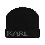 Czapki męskie - Karl Lagerfeld Czapka BEANIE | z dodatkiem wełny - miniaturka - grafika 1