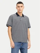 Koszulki męskie - Jack & Jones Polo Blualves 12274681 Granatowy Regular Fit - miniaturka - grafika 1
