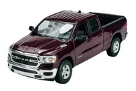 Samochody i pojazdy dla dzieci - WELLY 2019 DODGE RAM 1500 BORDOWY 1:27 24104 - miniaturka - grafika 1