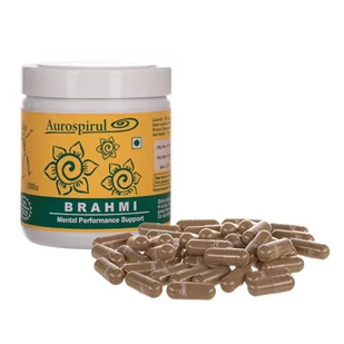 AUROSPIRUL Brahmi w kapsułkach Aurospirul 500 kapsułek - Suplementy naturalne - miniaturka - grafika 1