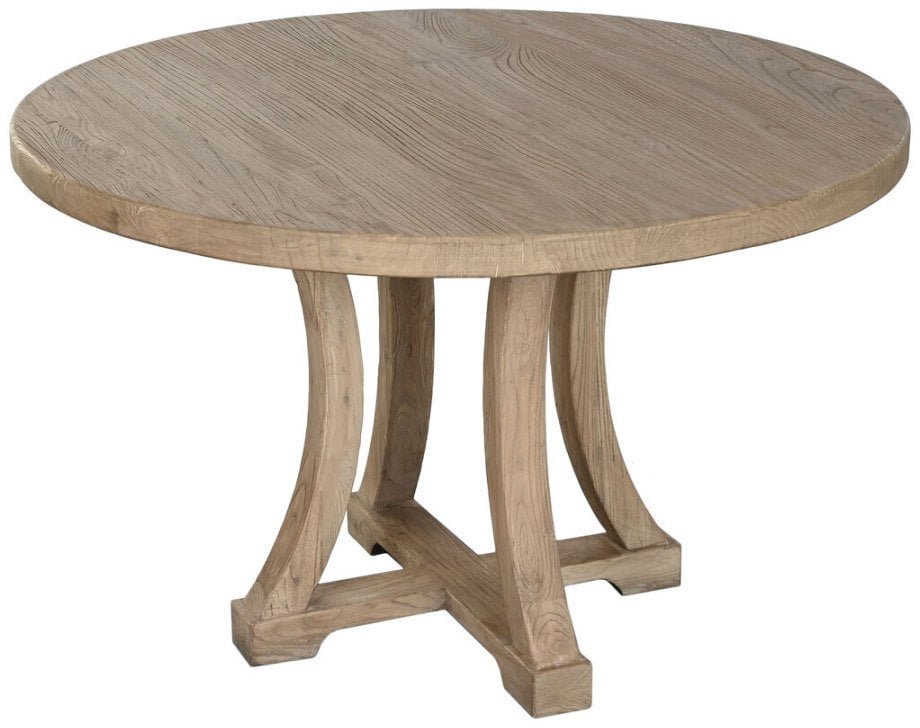 Stoły do Jadalni Home ESPRIT Naturalny Drewno wiązu 120 x 120 x 76 cm