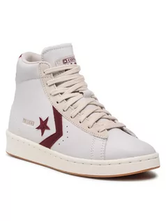 Trampki damskie - Converse Sneakersy Pro Leather Hi 171607C Beżowy - grafika 1