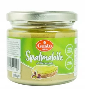 Gusto Etna Spalmabile krem pistacjowy 190g - Słodkie kremy i masła - miniaturka - grafika 1