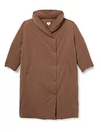 Kurtki damskie - Wrangler Damska kurtka puchowa z długim rękawem, brązowy (Carafe Brown), M - miniaturka - grafika 1