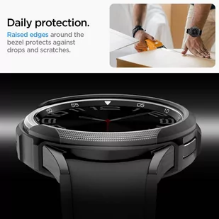 Spigen Liquid Air Samsung Galaxy Watch 6 Classic 47 mm czarny/matte black ACS06394 - Akcesoria do smartwatchy - miniaturka - grafika 25