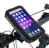 Sakwy rowerowe - Wodoodporny uchwyt rowerowy na telefon sakwa etui - miniaturka - grafika 1