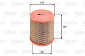 Filtry powietrza - Filtr powietrza VALEO 585726 WA9501 585726 - miniaturka - grafika 1