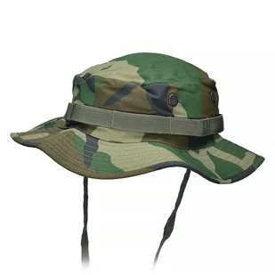 Mil-Tec Kapelusz Rip-Stop Woodland - Woodland - XXL - Koszulki i topy damskie - miniaturka - grafika 1