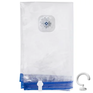 Worek próżniowy na ubrania pościel z wieszakiem 70x104 cm - Pokrowce na ubrania - miniaturka - grafika 1