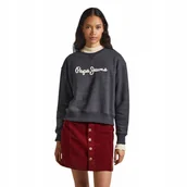 Bluzy damskie - PEPE JEANS BLUZA DAMSKA NANETTE CZARNY r.XS - miniaturka - grafika 1