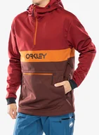 Kurtki narciarskie - Kurtka narciarska Oakley Tnp Nose Grab Softshell Hoodie - grenache/iron red - miniaturka - grafika 1