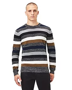 G-STAR RAW Sweter męski Multi Stripe, Dk Black B154-6484, XXL - Swetry męskie - miniaturka - grafika 1