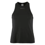 Koszulki i topy damskie - Damska koszulka bez rękawów CRAFT CORE ESSENCE MESH SINGLET W 1914698-999000 – Czarny - miniaturka - grafika 1