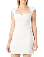 Sukienki - Pinko Damska urocza sukienka ze ściegiem z tkaniny S na co dzień, N96_fumo White, 30 - miniaturka - grafika 1