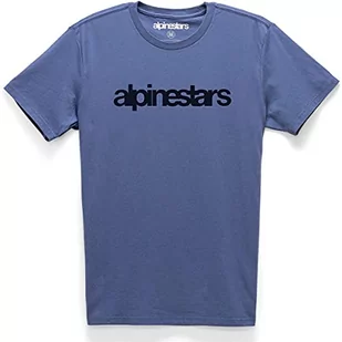 Alpinestars Heritage Word Premium T-Shirt męski niebieski niebieski M - Koszulki męskie - miniaturka - grafika 1
