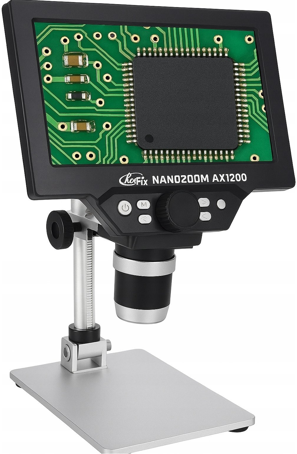 Mikroskop Rosfix Mikroskop Cyfrowy Rosfix NANOZOOM AX1200 7 Lcd 12MP 1080P 1200X Led Usb
