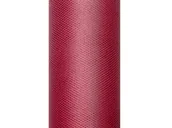 Pasmanteria - Party Deco Tiul gładki bordowy - 15 cm x 9 metrów - 1 szt. TIU15-082 - miniaturka - grafika 1
