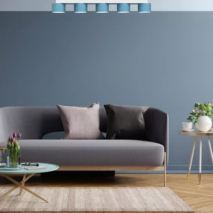 Milagro Lampa sufitowa DIXIE Blue/White 5xGX53 MLP7552 - Lampy sufitowe - miniaturka - grafika 4