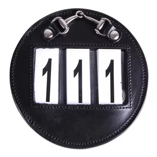 Numerki startowe QHP Ricki (2-pack) czarne/srebrne - Koszulki jeździeckie - miniaturka - grafika 1