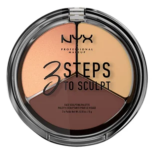 NYX 3 STEPS TO SCULPT PALETTE SHADE 03 - Cienie do powiek - miniaturka - grafika 2