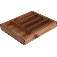 Meble modułowe i akcesoria - Wkład do szuflady na sztućce LUNU, 28-45 x 35 x 5 cm - miniaturka - grafika 1