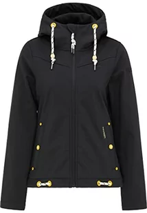 Schmuddelwedda Damska kurtka softshell 34311871 - czarna, wodoszczelna kurtka przeciwdeszczowa, czarny, M - Kurtki damskie - miniaturka - grafika 1