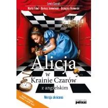 Poltext Alicja w Krainie Czarów z angielskim - Lewis Carroll, Marta Fihel, Dariusz Jemielniak, Grzegorz Komerski - Lektury szkoła podstawowa - miniaturka - grafika 1