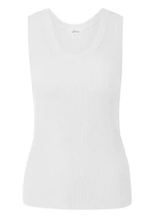 Swetry damskie - s.Oliver Damski kardigan długi, biały, 32 - grafika 1