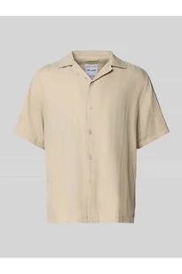 Koszula casualowa o kroju regular fit z kołnierzykiem typu resort model ROBERT - Only & Sons - Koszule męskie - miniaturka - grafika 1