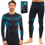 Koszulki męskie - Bielizna TERMOAKTYWNA komplet męski termiczny BRUBECK DRY - XL - miniaturka - grafika 1