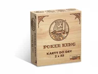 Gry karciane - Karty Poker King 2x55 Cartamundi - miniaturka - grafika 1