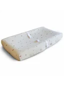 Przewijaki - mushie Poszewka w kolorze kremowo-brązowym na matę do przewijania - miniaturka - grafika 1