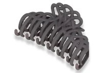 Ozdoby do włosów - Orientana, Klamra spinka do włosów podwójna szara blur - miniaturka - grafika 1