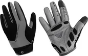 Rękawiczki rowerowe - Accent Rękawiczki z długimi palcami Accent Champion czarno-szare XXL uniwersalny - miniaturka - grafika 1
