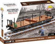 Klocki - Cobi 6284 Wagon Schwerer Plattformwagen Type SSYS - miniaturka - grafika 1